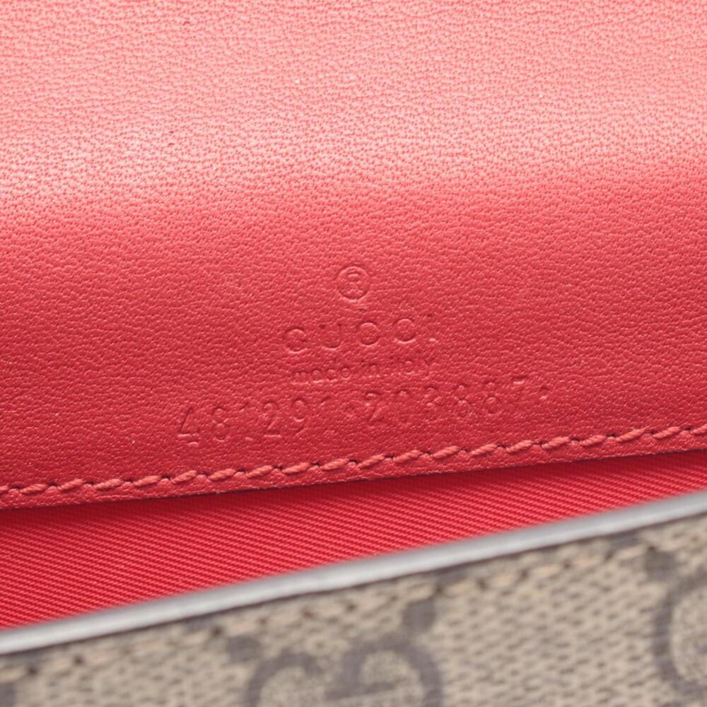 GUCCI Authentic Cream Leather Shoulder Bag - Picture 4 of 6